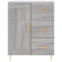 Aparador alto madera contrachapada gris sonoma 69,5x34x180 cm de , Aparadores - Ref: Foro24-3198655, Precio: 176,07 €, Descue...