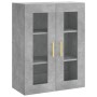 Aparador alto madera contrachapada gris hormigón 69,5x34x180 cm von , Sideboards - Ref: Foro24-3198461, Preis: 171,90 €, Raba...