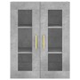 Aparador alto madera contrachapada gris hormigón 69,5x34x180 cm von , Sideboards - Ref: Foro24-3198461, Preis: 171,90 €, Raba...