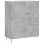 Aparador alto madera contrachapada gris hormigón 69,5x34x180 cm von , Sideboards - Ref: Foro24-3198461, Preis: 171,90 €, Raba...