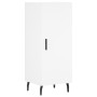 Aparador alto madera contrachapada blanco 34,5x34x180 cm de , Aparadores - Ref: Foro24-3200145, Precio: 111,28 €, Descuento: %