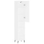 Aparador alto madera contrachapada blanco 34,5x34x180 cm de , Aparadores - Ref: Foro24-3198993, Precio: 93,74 €, Descuento: %
