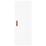 Aparador alto madera contrachapada blanco 34,5x34x180 cm de , Aparadores - Ref: Foro24-3200297, Precio: 95,14 €, Descuento: %
