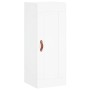 Aparador alto madera contrachapada blanco 34,5x34x180 cm de , Aparadores - Ref: Foro24-3200297, Precio: 95,14 €, Descuento: %