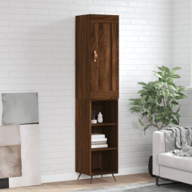 Aparador alto madera contrachapada roble marrón 34,5x34x180 cm von , Sideboards - Ref: Foro24-3200304, Preis: 94,04 €, Rabatt: %