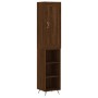 Aparador alto madera contrachapada roble marrón 34,5x34x180 cm von , Sideboards - Ref: Foro24-3200304, Preis: 94,04 €, Rabatt: %