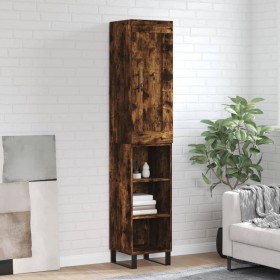 Aparador de madera contrachapada roble ahumado 34,5x34x180 cm von , Sideboards - Ref: Foro24-3200350, Preis: 90,88 €, Rabatt: %