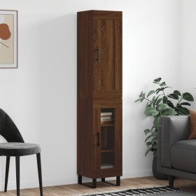 Aparador alto madera contrachapada roble marrón 34,5x34x180 cm von , Sideboards - Ref: Foro24-3200416, Preis: 107,62 €, Rabat...