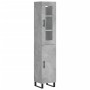 Aparador de madera contrachapada gris hormigón 34,5x34x180 cm von , Sideboards - Ref: Foro24-3199197, Preis: 119,26 €, Rabatt: %