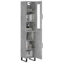 Aparador de madera contrachapada gris hormigón 34,5x34x180 cm von , Sideboards - Ref: Foro24-3199197, Preis: 119,26 €, Rabatt: %