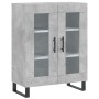 Aparador alto madera contrachapada gris hormigón 69,5x34x180 cm von , Sideboards - Ref: Foro24-3199645, Preis: 153,73 €, Raba...