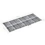 Sillas de jardín 6 uds madera maciza teca cojines cuadros gris by , Garden chairs - Ref: Foro24-3065574, Price: 760,13 €, Dis...
