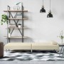 Sofá cama con portavasos cuero sintético color crema von , Sofas - Ref: Foro24-351927, Preis: 321,39 €, Rabatt: %