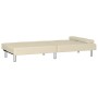 Sofá cama con portavasos cuero sintético color crema von , Sofas - Ref: Foro24-351927, Preis: 321,39 €, Rabatt: %