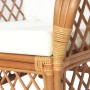 Sofá con cojín ratán natural y lino marrón claro von , Sofas - Ref: Foro24-325471, Preis: 249,99 €, Rabatt: %