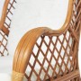 Sofá con cojín ratán natural y lino marrón claro von , Sofas - Ref: Foro24-325471, Preis: 249,99 €, Rabatt: %