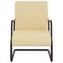 Silla voladiza cuero sintético crema de , Sillones - Ref: Foro24-325782, Precio: 199,30 €