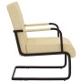 Silla voladiza cuero sintético crema by , Armchairs - Ref: Foro24-325782, Price: 199,41 €, Discount: %