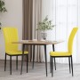 Sillas de comedor 2 uds terciopelo amarillo mostaza de , Sillas de comedor - Ref: Foro24-326100, Precio: 97,67 €, Descuento: %