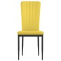 Sillas de comedor 2 uds terciopelo amarillo mostaza de , Sillas de comedor - Ref: Foro24-326100, Precio: 97,67 €, Descuento: %