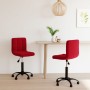 Sillas de comedor giratorias 2 uds terciopelo rojo vino tinto von , Essstühle - Ref: Foro24-334373, Preis: 111,27 €, Rabatt: %