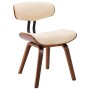 Sillas de comedor 2 uds madera curvada y cuero sintético crema von , Essstühle - Ref: Foro24-283122, Preis: 295,01 €, Rabatt: %