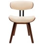 Sillas de comedor 2 uds madera curvada y cuero sintético crema von , Essstühle - Ref: Foro24-283122, Preis: 295,01 €, Rabatt: %