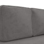 Sofá diván con cojines y cojín de cabeza terciopelo gris claro de , Sofás - Ref: Foro24-340703, Precio: 142,65 €, Descuento: %