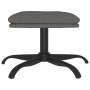 Reposapiés de tela gris claro 60x60x36 cm by , Ottomans - Ref: Foro24-341567, Price: 39,12 €, Discount: %