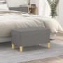Banco de tela gris oscuro 70x35x41 cm de , Bancos - Ref: Foro24-349368, Precio: 53,57 €, Descuento: %
