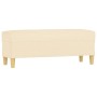 Banco de tela color crema 100x35x41 cm de , Bancos - Ref: Foro24-349377, Precio: 60,57 €, Descuento: %