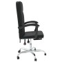 Silla de oficina reclinable cuero sintético negro de , Sillas de oficina - Ref: Foro24-349639, Precio: 103,47 €, Descuento: %