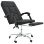 Silla de oficina reclinable cuero sintético negro de , Sillas de oficina - Ref: Foro24-349639, Precio: 103,47 €, Descuento: %