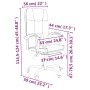 Silla de oficina reclinable cuero sintético negro de , Sillas de oficina - Ref: Foro24-349639, Precio: 103,47 €, Descuento: %