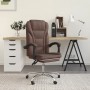 Silla de oficina reclinable cuero sintético marrón de , Sillas de oficina - Ref: Foro24-349698, Precio: 113,29 €, Descuento: %