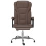 Silla de oficina reclinable cuero sintético marrón de , Sillas de oficina - Ref: Foro24-349698, Precio: 113,29 €, Descuento: %