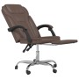 Silla de oficina reclinable cuero sintético marrón de , Sillas de oficina - Ref: Foro24-349698, Precio: 113,29 €, Descuento: %