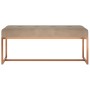 Banco de terciopelo beige 110x36x45 cm von , Bänke für Hallen und Lager - Ref: Foro24-350604, Preis: 133,25 €, Rabatt: %