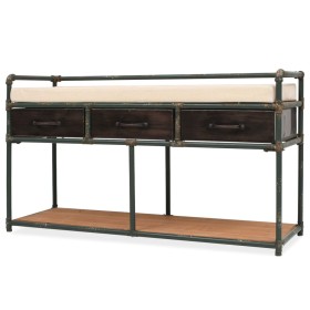 Banco de almacenamiento con cojín 107,5x34,5x59 cm von , Bänke für Hallen und Lager - Ref: Foro24-245461, Preis: 229,45 €, Ra...