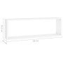 Estantes cubo de pared 6 uds contrachapado blanco 80x15x26,5 cm von , Regale und Regale - Ref: Foro24-807108, Preis: 66,11 €,...
