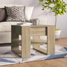 Mesa de centro madera de ingeniería roble Sonoma 55,5x55x45 cm von , Couchtisch - Ref: Foro24-810911, Preis: 53,74 €, Rabatt: %