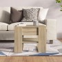 Mesa de centro madera de ingeniería roble Sonoma 55,5x55x45 cm von , Couchtisch - Ref: Foro24-810911, Preis: 53,74 €, Rabatt: %