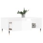 Mesa de centro madera contrachapada blanco brillo 90x50x36,5 cm de , Mesas de centro - Ref: Foro24-830558, Precio: 69,32 €, D...