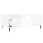 Mesa de centro madera contrachapada blanco brillo 90x50x36,5 cm de , Mesas de centro - Ref: Foro24-830558, Precio: 69,32 €, D...