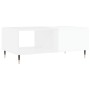 Mesa de centro madera contrachapada blanco brillo 90x50x36,5 cm de , Mesas de centro - Ref: Foro24-830558, Precio: 69,32 €, D...