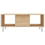 Mesa de centro madera contrachapada roble Sonoma 90x50x36,5 cm de , Mesas de centro - Ref: Foro24-830591, Precio: 63,20 €, De...