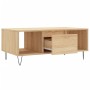 Mesa de centro madera contrachapada roble Sonoma 90x50x36,5 cm de , Mesas de centro - Ref: Foro24-830591, Precio: 63,20 €, De...