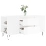Mesa de centro madera ingeniería blanco brillo 102x44,5x50 cm von , Couchtisch - Ref: Foro24-830998, Preis: 84,80 €, Rabatt: %