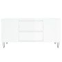 Mesa de centro madera ingeniería blanco brillo 102x44,5x50 cm von , Couchtisch - Ref: Foro24-830998, Preis: 84,80 €, Rabatt: %