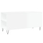 Mesa de centro madera ingeniería blanco brillo 102x44,5x50 cm von , Couchtisch - Ref: Foro24-830998, Preis: 84,80 €, Rabatt: %